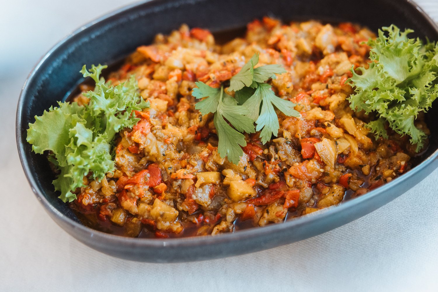 Baba Ganoush Nahaufnahme